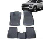 Floor Mats Custom For 2017-2025 2026 Jeep Compass Tpe 1ST+2ND Row. Fixed Price $60.99.