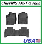 Custom Fit Floorliners For Toyota Tacoma 1ST & 2ND Row (4412991-448722), Black. Fixed Price $329.99.