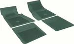 1967-74 Impala, Bel Air, Caprice, 67-72 Biscayne Bow Tie Floor Mats Dark Green. Fixed Price $280.89.