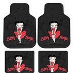 4PC Front & Rear Rubber Floor Mats Set - Betty Boop Ny New York City Sky Line. Fixed Price $90.00.
