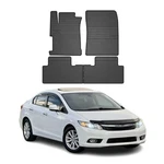 Omac Floor Mats Liner For Honda Civic 2012-2015 Sedan Black Rubber All-weather. Fixed Price $74.99.