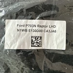 Ford P703N F-150 Raptor Lhd Black Carpet Floor Mats 2023 N1WB E130D00 CA3JA6. Fixed Price $95.00.