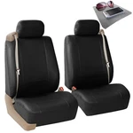 Front Bucket Cover Built In Seatbelt Car Sedan Suv Solid Black W/ Dash Mat. Fixed Price $37.99.