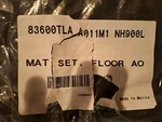 Genuine Oem Honda Crv Cr-v Carpet Floor Mats 3-PIECE Set 83600TLA A011M1 NH900L. Fixed Price $59.95.