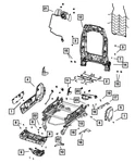 Genuine Mopar Front Seat Cushion Mat 68050448AA. Fixed Price $70.94.