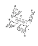 Genuine Mopar Wheelhouse Carpet 6SQ61TX7AA. Fixed Price $226.56.