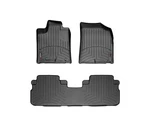 Weathertech Floorliner For 2008-2013 Toyota Highlander 1ST & 2ND Row, Black. Fixed Price $211.90.
