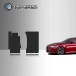 Toughpro Front Mats Black For Alfa Romeo Giulia Rwd All Weather 2017-2025. Fixed Price $53.95.
