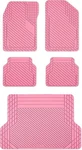Baselayer 4-PIECE Mats And Rear Cargo Liner Universal Pink Cut-to-fit. Fixed Price $114.95.