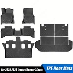 Tpe Floor & Trunk Cargo Backrest Liners For 2025 2026 Toyota 4RUNNER 7 Seats. Fixed Price $138.99.