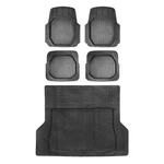 Semi-custom Fit Floor Mats & Cargo Liner For Chevrolet Traverse 2009-2026 Black. Fixed Price $99.99.