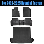 For 2022-2025 Hyundai Tucson Tpe Floor Mats & Trunk Cargo Liner Waterproof Black. Fixed Price $80.99.