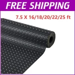 Garage Floor Mat Roll Diamond Car Parking Protect Cover Trailer Pvc 7.5X16-25FT. Fixed Price $159.99.