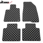 Fits 18-22 Honda Accord Floor Mats Non-slip Carpets Checkered Black Gray Plaid. Fixed Price $62.99.