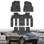 Tpe Floor Mats Liner 3D Model Black All Weather For 2008-2017 Buick Enclave. Fixed Price $96.69.