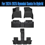 For 2024 2025 Hyundai Santa Fe Hybrid Tpe Floor Mats Liner All Weather 3D Black. Fixed Price $82.79.