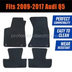 Front & Rear Floor Mats Carpet Waterproof Black Velour For 2009-2017 Audi Q5. Fixed Price $34.59.