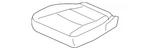 Genuine Honda Cover Front Seat Cushion Trim *NH361L* (gray) 81131-SJC-A11ZB. Fixed Price $151.56.