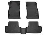 Husky Weatherbeater FRONT/2ND Row Floor Mats 3PC Fits 2012-2017 Buick Verano Blk. Fixed Price $149.99.