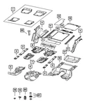 Genuine Mopar Floor Mat 6BP48TX7AE. Fixed Price $194.10.