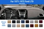 Dashboard Mat Cover 1971-1972 Ford Ltd (plush Velour). Fixed Price $75.95.
