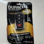 Duracell NIS012D INF027D Replacement Keyless Entry Remote For Nissan/infiniti L3. Fixed Price $24.99.