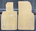Porsche 911, 991, 718, 981, Boxster, Cayman Oem Floor Mats Luxor Beige (fronts). Fixed Price $200.00.