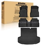 Tpe Floor Mats / Trunk Cargo Liners Set For 2020-2025 Nissan Versa 4-DOOR Black. Fixed Price $126.79.