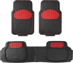 Fh Group Floor Mats Heavy-duty Rubber For Cars, Red. Fixed Price $59.53.