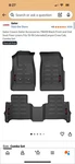 Gator Accessories 79609 Black Front And 2ND Seat Floor Liners Fits 15-19 Colo.... Fixed Price $80.00.