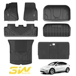 3W Tesla Model Y Floor Mats,tpe Car Liner For 2020-2024. Fixed Price $237.99.