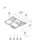 Genuine Mopar Front Floor Carpet 5YH12KA9AA. Fixed Price $200.34.