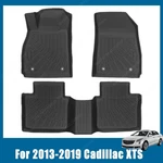 Tpe Floor Mats Liners Set Black For 2013-2019 Cadillac Xts Sedan All Weather 3X. Fixed Price $89.19.