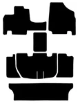 Honda Odyssey 2005-2010 Factory Custom Fit Carpet Floor Mats 3 Colors. Fixed Price $95.00.