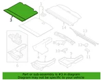 FA1Z-5813046-AL Genuine Ford Oem 19-23 Lincoln Nautilus Brown Carpet Cargo Liner. Fixed Price $427.88.