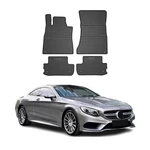 Omac Floor Mats Liner For Mercedes Class C217 Coupe 2015-2021 Rubber Black 4X. Fixed Price $74.99.