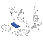 For Jeep Wrangler 2018-2025 7LT60TX7AA Floor Mat. Fixed Price $219.64.