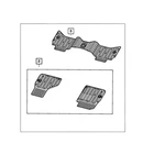 Genuine Mopar Floor Mat Kit 7CK692N8AA. Fixed Price $400.00.