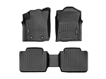 Weathertech Floorliner For 2016-2017 Toyota Tacoma 1ST & 2ND Row, Black. Fixed Price $199.90.