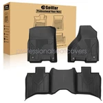 For 2013-2018 Dodge Ram 1500 2500 Crew Cab Front & 2ND Row Tpe Floor Mats Liners. Fixed Price $74.99.