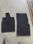 Oem 2020-2026 Chevrolet Corvette C8 Front Floor Mats Black Gray Stitch 84839873. Fixed Price $100.00.