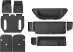 Luckeasy Floor Mats Set For Tesla Model X 2023-2025 6 Seat Tpe 11PCS Black. Fixed Price $191.40.