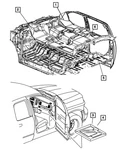 Genuine Mopar Floor Mat Kit 82213404. Fixed Price $104.73.