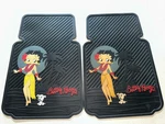 2003 Plasticolor Betty Boop Hula Universal Rubber Car Floor Mats Front Set. Fixed Price $50.00.