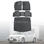 Tpe Floor Mats&trunk Cargo Line For 2022-2024 Toyota Corolla Fwd All-weather Set. Fixed Price $95.19.