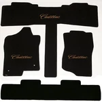 Lloyds 4PC Floor Mats Set 2007-10 Cadillac Escalade Base Model Black Gold Scrip. Fixed Price $371.97.