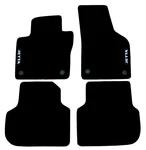 Floor Mats Velour For Vw Jetta Waterproof Black Carpet Rugs Auto Liners New. Fixed Price $104.03.