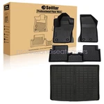 For 2015-2023 Jeep Renegade Tpe Floor Mats / Trunk Cargo Liners 3D Model Black. Fixed Price $105.99.