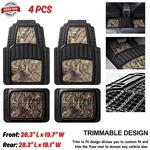 4PC Camo Trimmable Floor Mats Rear/front Seats To Fit For Car Suv Van Truck. Fixed Price $93.97.