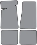 1984-87 Buick Regal Grand National Floor Mats By Acc. Fixed Price $158.40.